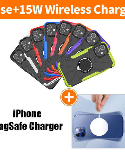 Robot 3 in 1 Heavy Duty Defender Case For iPhone 12 Pro Max - Libiyi