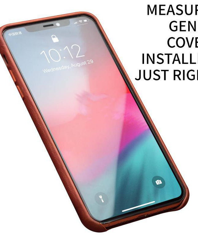 Genuine Leather Silm Back Cover for iPhone - Libiyi