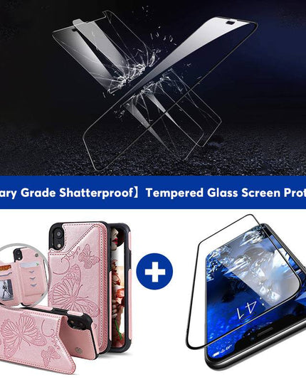 New Luxury Embossing Wallet Cover For iPhone XR-Fast Delivery - Libiyi