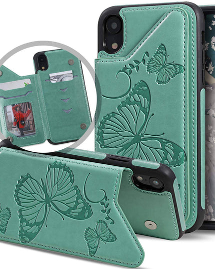 New Luxury Embossing Wallet Cover For iPhone XR-Fast Delivery - Libiyi