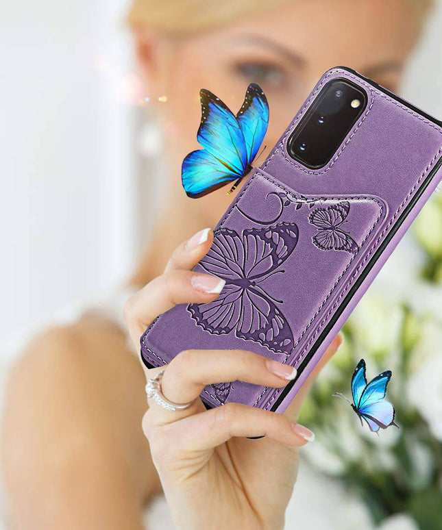 New Luxury Embossing Wallet Cover For SAMSUNG S20-Fast Delivery - Libiyi