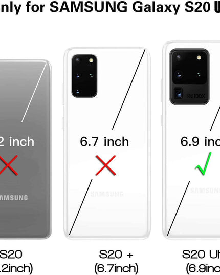 New Luxury Embossing Wallet Cover For SAMSUNG S20 Ultra-Fast Delivery - Libiyi