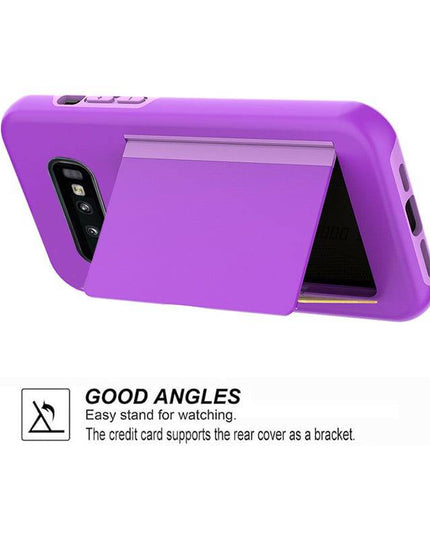 Armor Protective Card Holder Case for Samsung S10 Plus - Libiyi