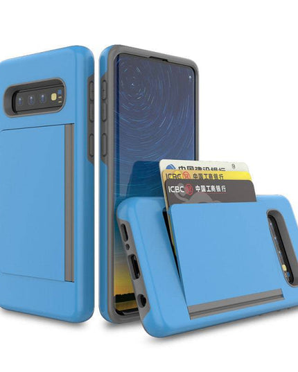 Armor Protective Card Holder Case for Samsung S10 Plus - Libiyi