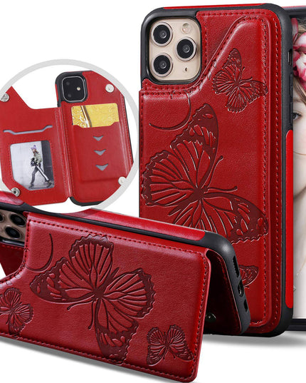 New Luxury Embossing Wallet Cover For iPhone 11 Pro-Fast Delivery - Libiyi