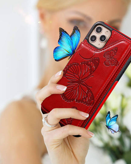 New Luxury Embossing Wallet Cover For iPhone 11 Pro-Fast Delivery - Libiyi