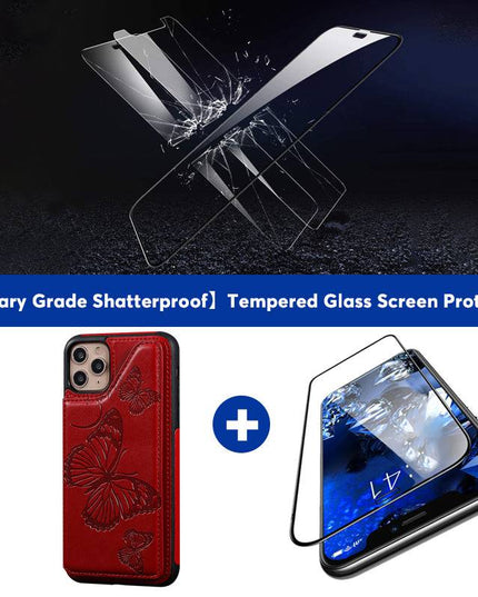 New Luxury Embossing Wallet Cover For iPhone 11 Pro-Fast Delivery - Libiyi