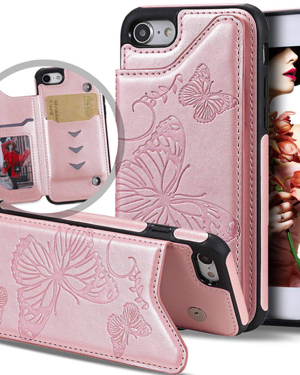 New Luxury Embossing Wallet Cover For iPhone 6/6S-Fast Delivery - Libiyi