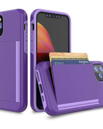 Armor Protective Card Holder Case for iPhone - Libiyi