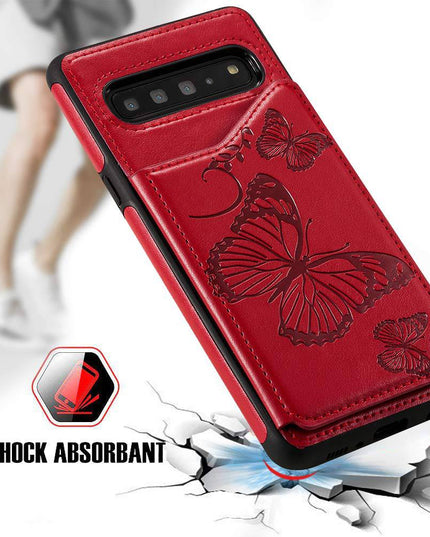 New Luxury Embossing Wallet Cover For SAMSUNG S10 Plus-Fast Delivery - Libiyi