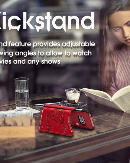 New Luxury Embossing Wallet Cover For SAMSUNG S10e-Fast Delivery - Libiyi