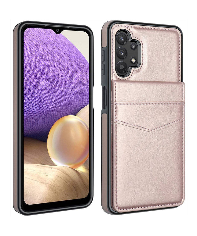 Dual Layer Lightweight Leather Wallet Case for Samsung Galaxy A32(5G) - Libiyi