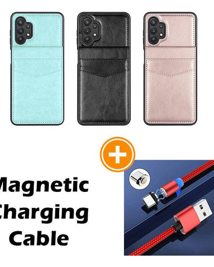 Dual Layer Lightweight Leather Wallet Case for Samsung Galaxy A32(5G) - Libiyi