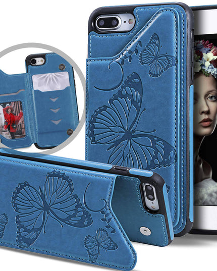 New Luxury Embossing Wallet Cover For iPhone 7Plus&8Plus-Fast Delivery - Libiyi