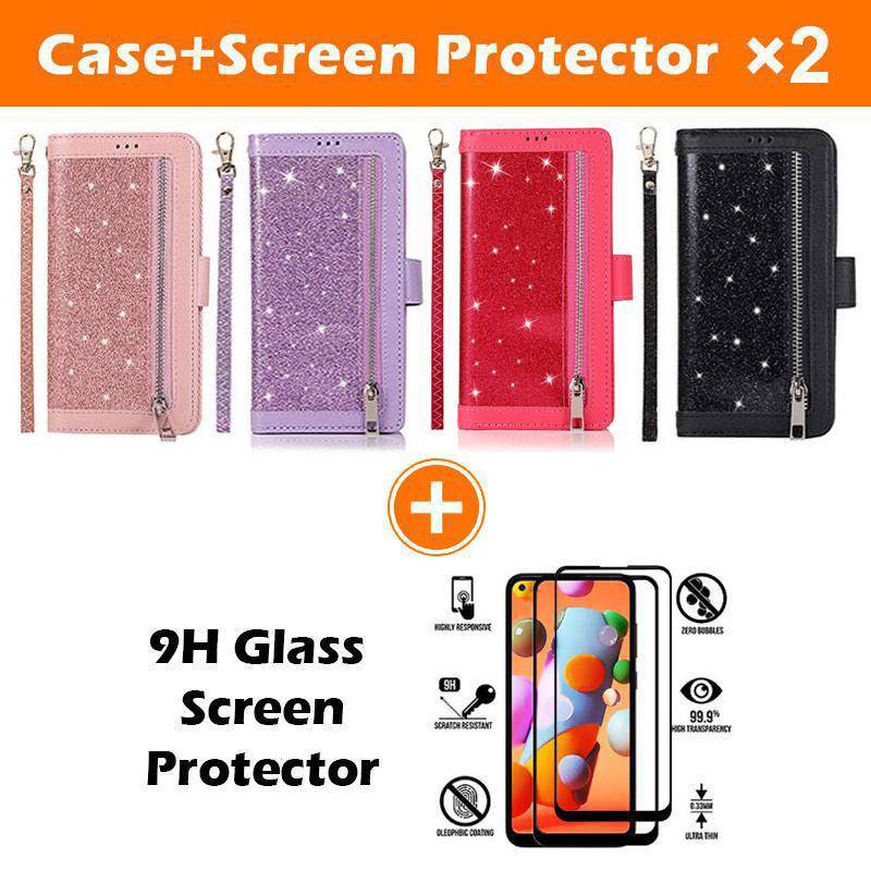 Bling Wallet Case with Wrist Strap for iPhone 13 Series - Libiyi