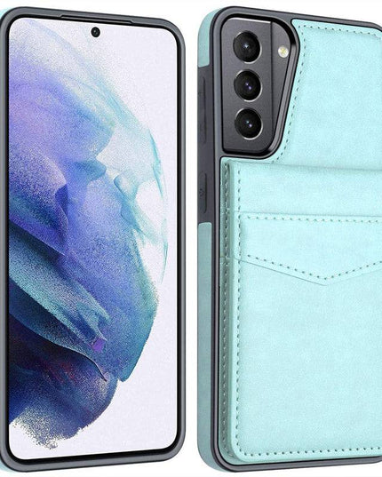 Dual Layer Lightweight Leather Wallet Case for Samsung Galaxy S21 Plus - Libiyi