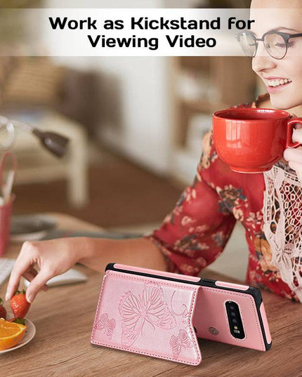 New Luxury Embossing Wallet Cover For SAMSUNG S10 Plus - Libiyi