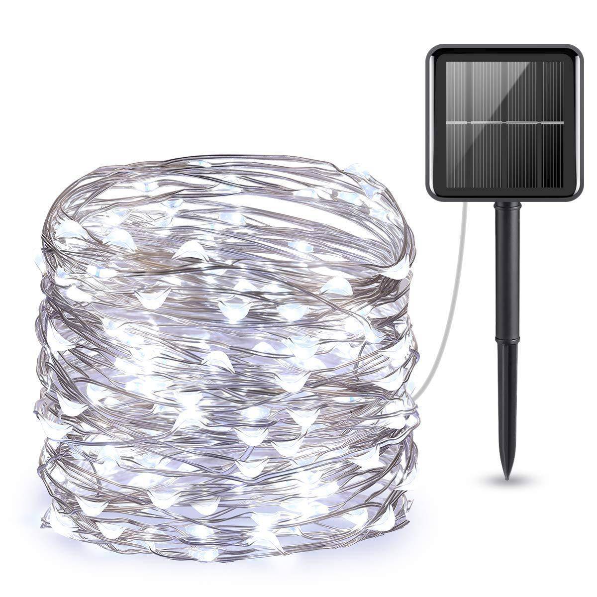 8 Modes Solar Decorative String Lights for Outdoor, Wedding, Homes, Party, Halloween - Libiyi