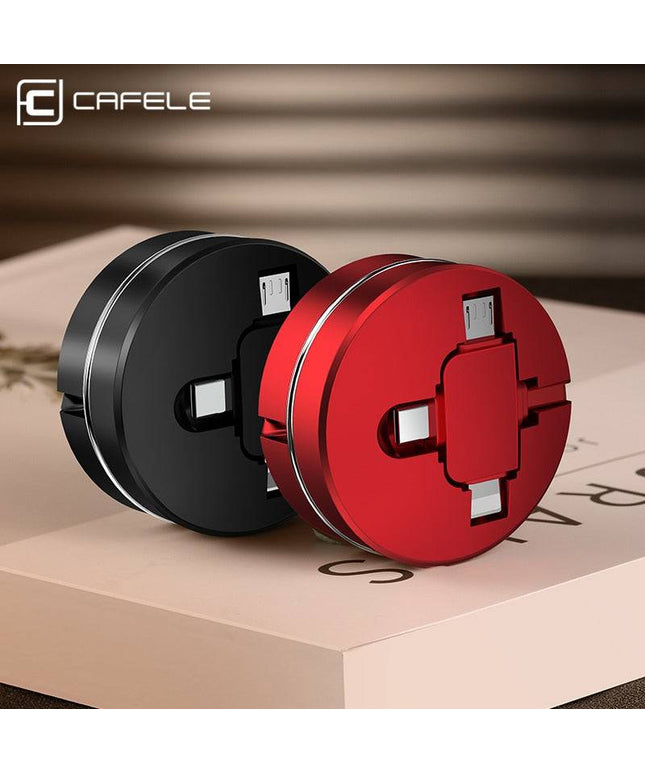 Portable 3 in 1 Retractable Micro USB Cable - Libiyi