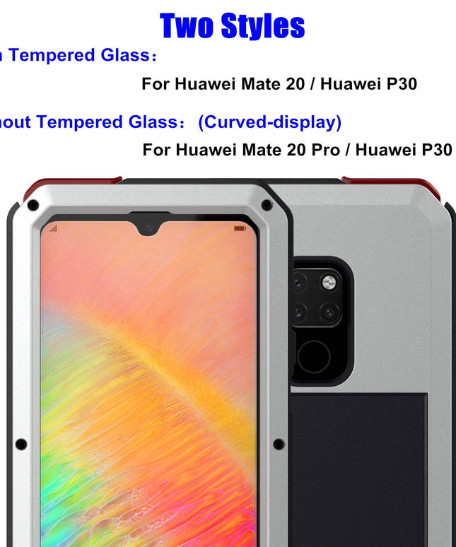 Luxury Doom Armor Waterproof Metal Aluminum Case For Huawei - Libiyi