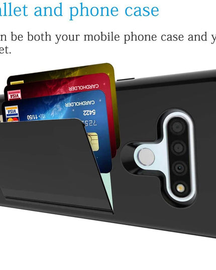 Armor Protective Card Holder Case for LG Stylo 6 - Libiyi