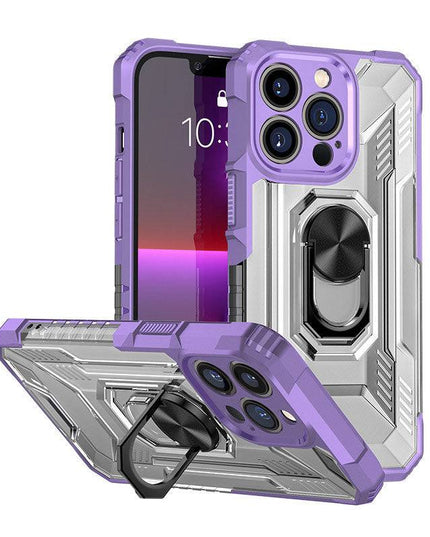 Magnetic Metal Finger Ring Holder Armor Case For iPhone - Libiyi