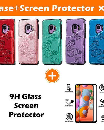 New Luxury Embossing Wallet Cover For SAMSUNG S9-Fast Delivery - Libiyi