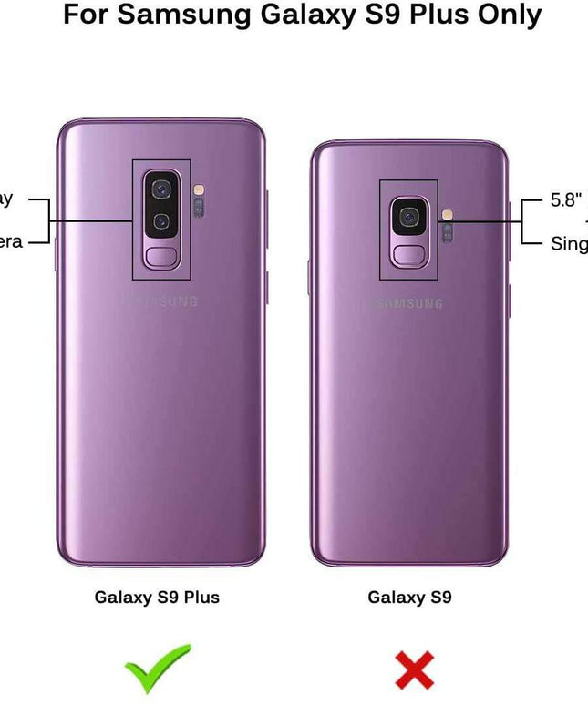 New Luxury Embossing Wallet Cover For SAMSUNG S9 Plus-Fast Delivery - Libiyi