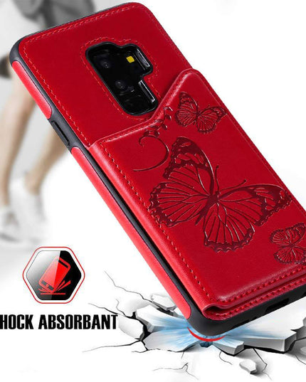 New Luxury Embossing Wallet Cover For SAMSUNG S9 Plus-Fast Delivery - Libiyi