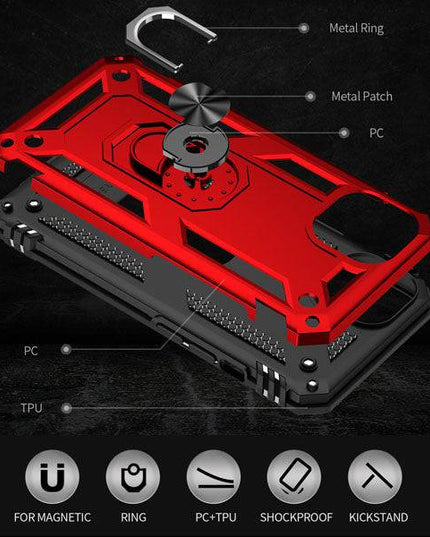 2022 Luxury Armor Ring Bracket Phone case For iPhone - Libiyi