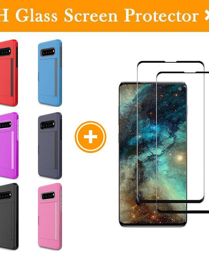 Armor Protective Card Holder Case for Samsung S10(5G) - Libiyi