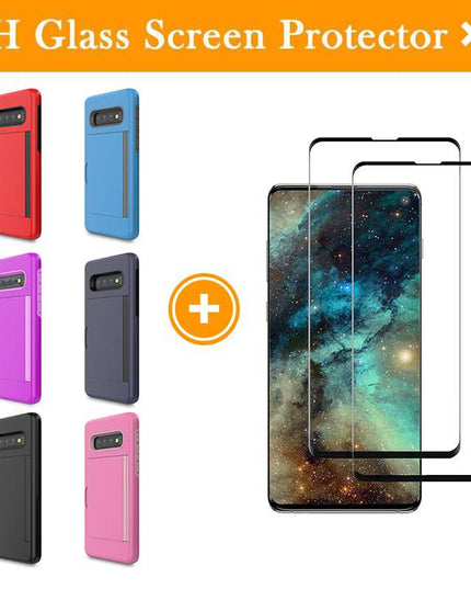 Armor Protective Card Holder Case for Samsung S10 - Libiyi