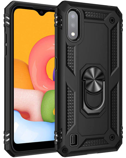 Luxury Armor Ring Bracket Phone Case For Samsung A01-Fast Delivery - Libiyi