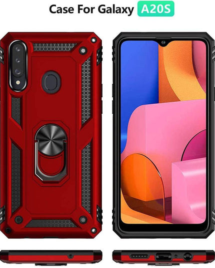 Luxury Armor Ring Bracket Phone Case For Samsung A20S-Fast Delivery - Libiyi