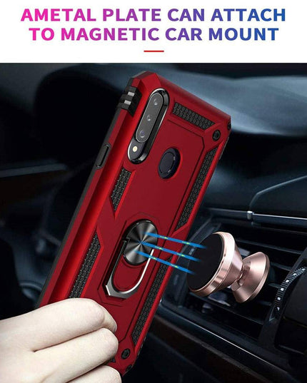 Luxury Armor Ring Bracket Phone Case For Samsung A20S-Fast Delivery - Libiyi