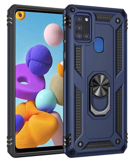 Luxury Armor Ring Bracket Phone Case For Samsung A21S-Fast Delivery - Libiyi