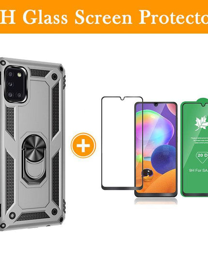 Luxury Armor Ring Bracket Phone Case For Samsung A31-Fast Delivery - Libiyi