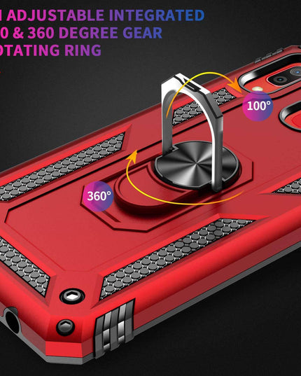 Luxury Armor Ring Bracket Phone Case For Samsung A40-Fast Delivery - Libiyi