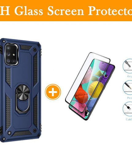 Luxury Armor Ring Bracket Phone Case For Samsung A51-Fast Delivery - Libiyi