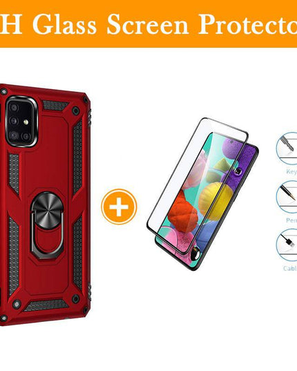 Luxury Armor Ring Bracket Phone Case For Samsung A51-Fast Delivery - Libiyi