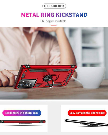 Luxury Armor Ring Bracket Phone Case For Samsung Note 20 Ultra-Fast Delivery - Libiyi