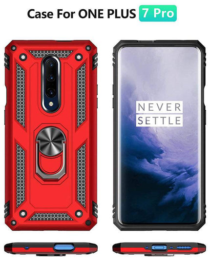 2022 Luxury Armor Ring Bracket Phone case For OnePlus 7 Pro Case - Libiyi