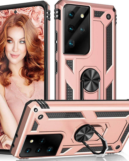 Luxury Armor Ring Bracket Phone Case For Samsung S21 Ultra(5G) - Libiyi