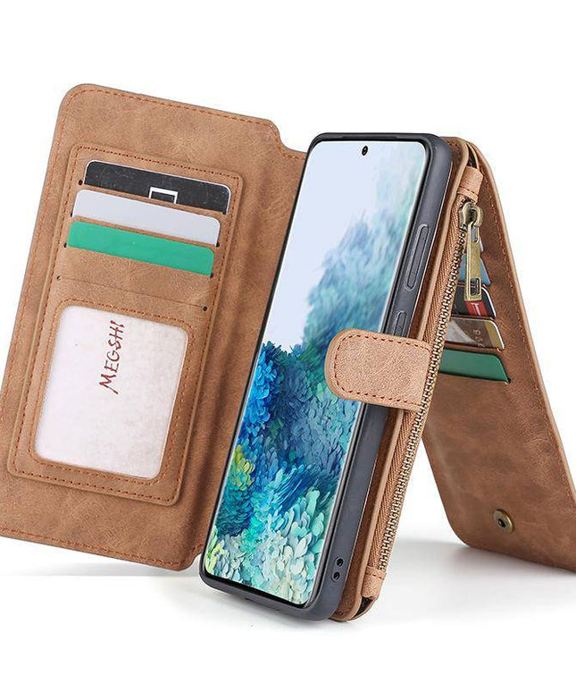 Multifunctional Magnetic Card Wallet Phone Case For Samsung A Series - Libiyi
