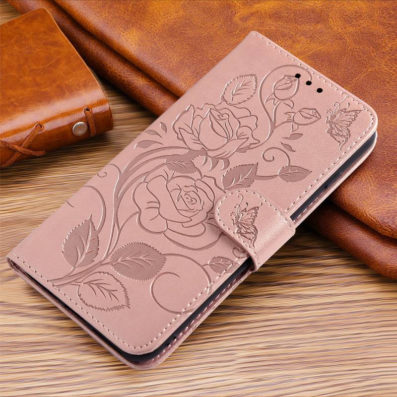 3D Embossed Rose Wallet Case For Samsung A52(4G/5G) - Libiyi