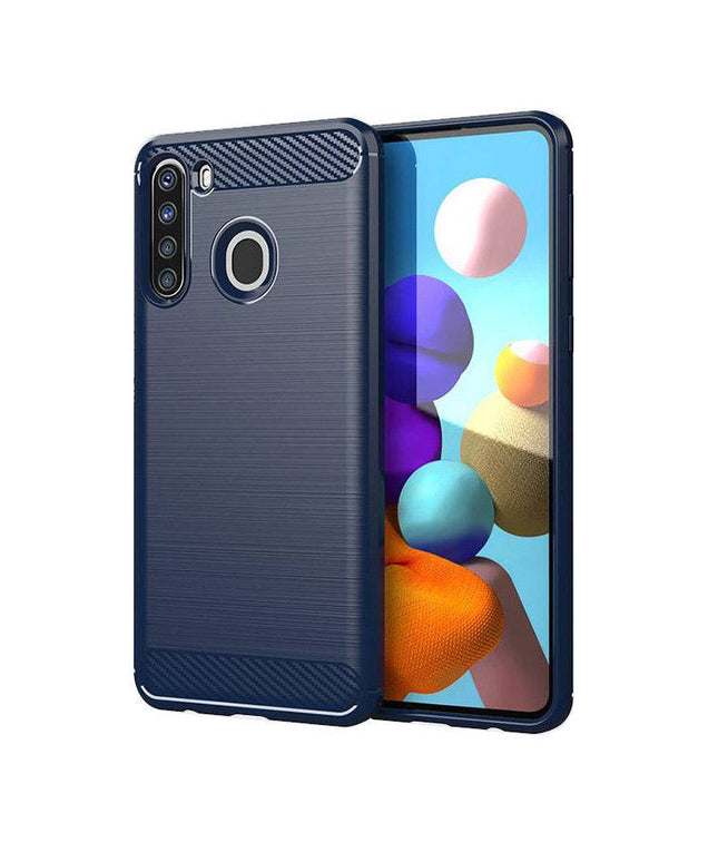 Luxury Carbon Fiber Case For Samsung A21(US and EU Version) - Libiyi