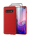 Red / S10 Plus / With 2-Pack Screen Protectors