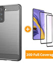 Gray / S21(5G) / With 2-Pack Screen Protectors