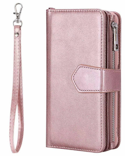 High-quality Split Magnetic 2-in-1 Zipper Wallet Case For Samsung - Libiyi