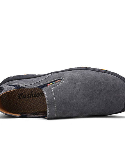 Men's Loafers & Slip-Ons Casual Daily Pigskin Breathable Non-slipping Wear Proof Walking Shoes - Libiyi